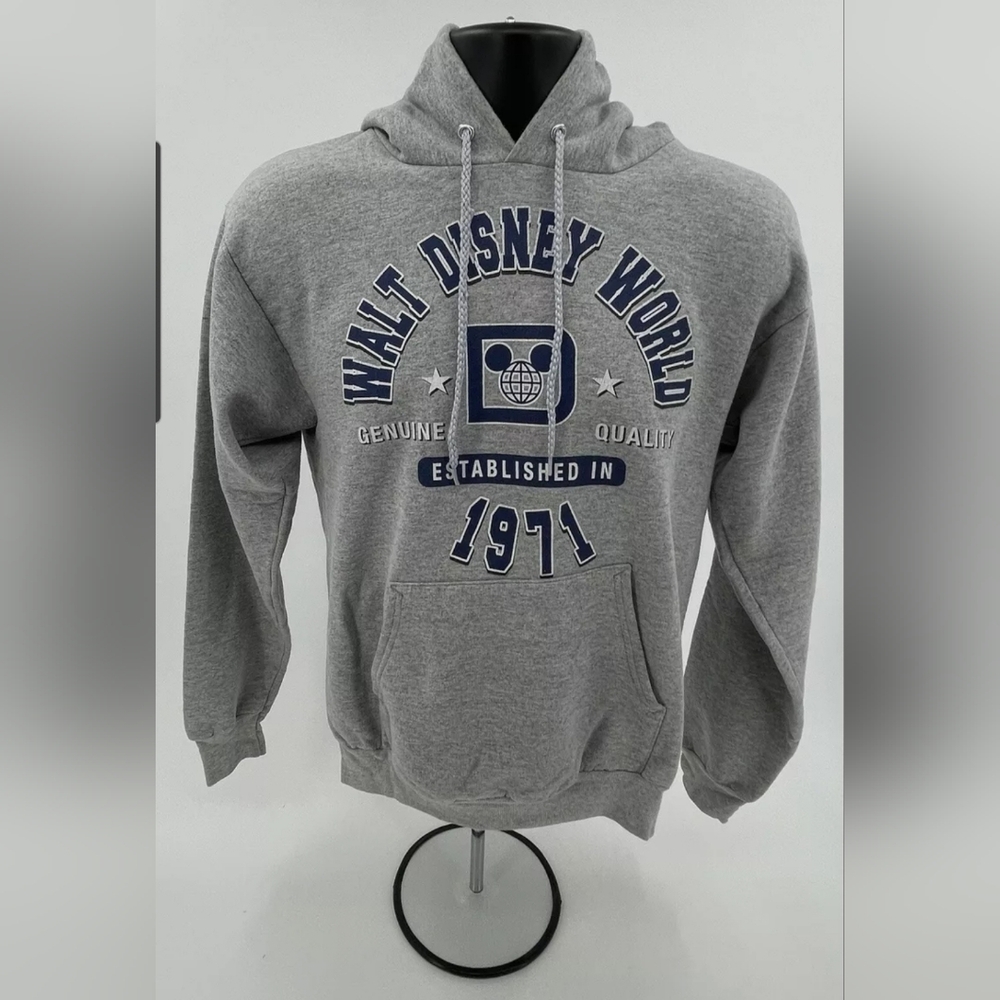 Official Walt Disney World x Hanes Hoodie Grey Hooded Sweatshirt Men’s Sz Large